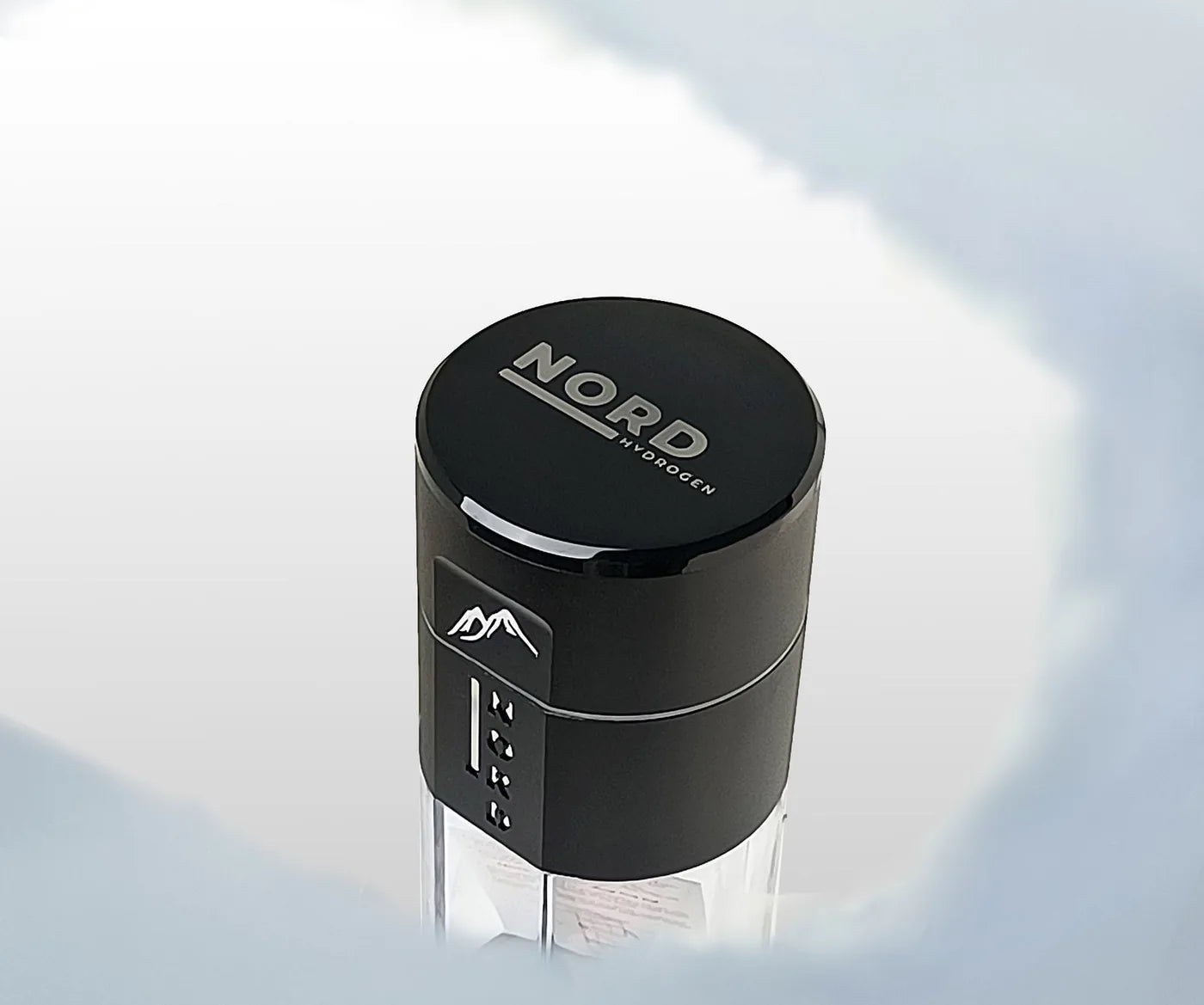 Nord Hydrogen Bottle held outdoors