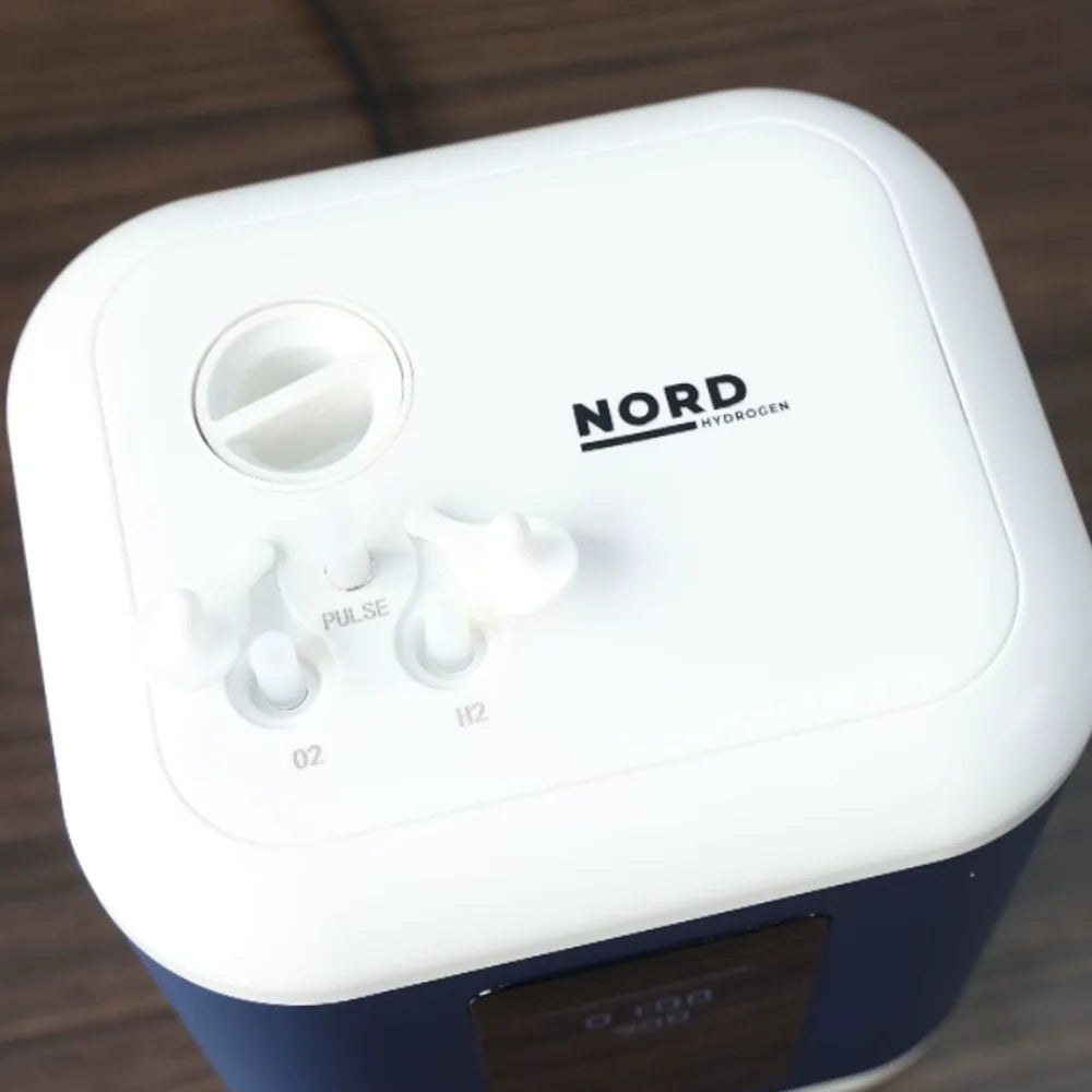 Top of Nord Inhale 2.0 with the H2, O2 and Pulse ports